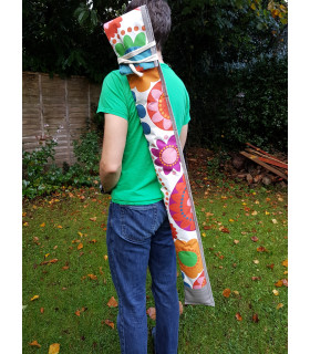 Vibrant Print Canvas Martial Arts  Weapons Bag