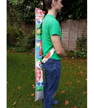 Vibrant Print Canvas Martial Arts  Weapons Bag
