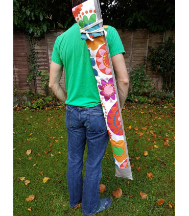 Vibrant Print Canvas Martial Arts  Weapons Bag