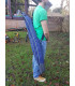 Teacher's Multi Sword Heavy Duty Blue Cotton Canvas Martial Arts Bag
