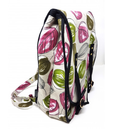Leafy Canvas Back-Pack