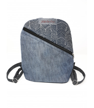 Upcycled Denim Back-Pack
