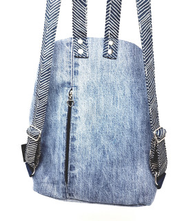 Upcycled Denim Back-Pack
