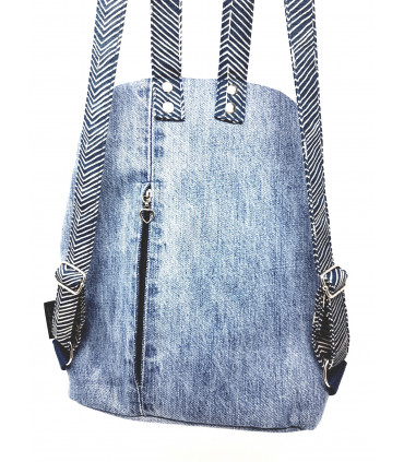 Upcycled Denim Back-Pack