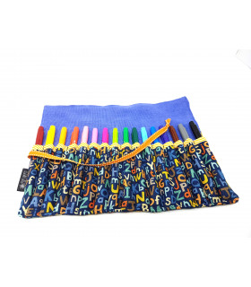 Cotton Alphabet Pen Roll