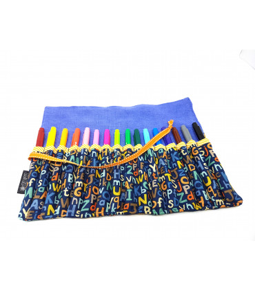 Cotton Alphabet Pen Roll