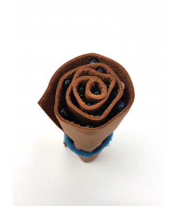 Tan Leather Pen Roll