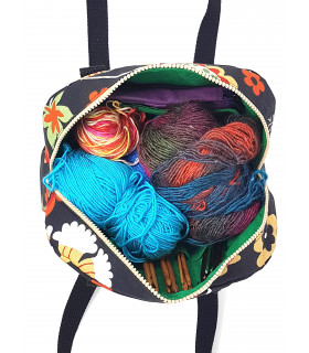 Canvas Crochet hook kit bag