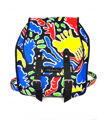 Colourful Canvas Back-Pack