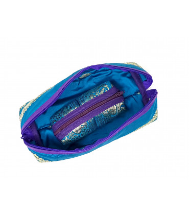 Set of Two Upcycled Silk Zipped Cases