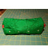 Quilted Green Silk Upcycled zipped case