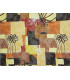 Mondrian flowers canvas fabric - Heavy 100% cotton