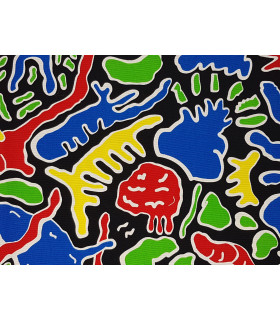 Offcut Colourful canvas fabric - Heavy 100% cotton