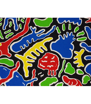 Offcut Colourful canvas fabric - Heavy 100% cotton