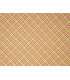 Pink checked cotton canvas - 100% cotton