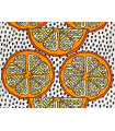 Orangelilja canvas fabric - 1.8m remnant - Heavy 100% cotton