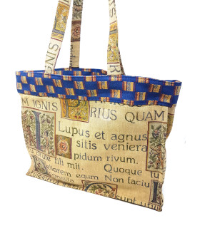 Upcycled Curtain Tote