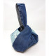 Upcycled Jeans Japanese knot bag with a twist