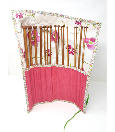 Upcycled Knitting Needle roll