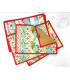 Christmas cotton placemats - table settings - dining linen