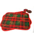 Upcycled set of two Christmas Placemats and coasters - Handmade from tartan fabric