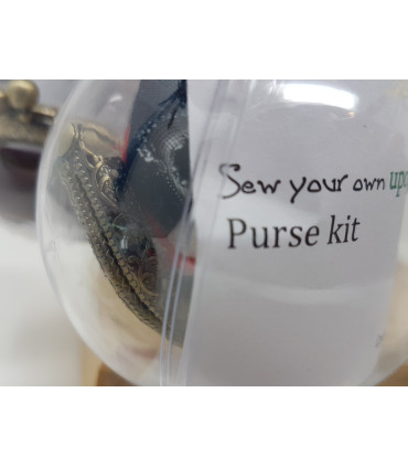 Upcycled Sewing kit in a bauble