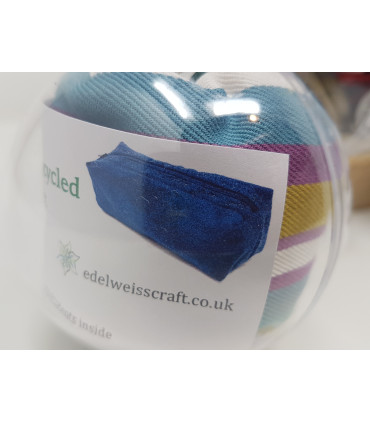 Stripy case: Teal, purple, yellow and white