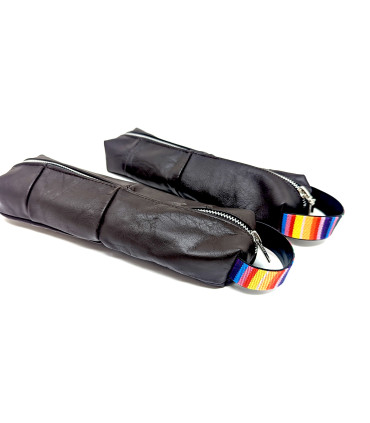 Upcycled leather tool/pencil case