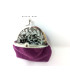 Upcycled Purple Wool Purse